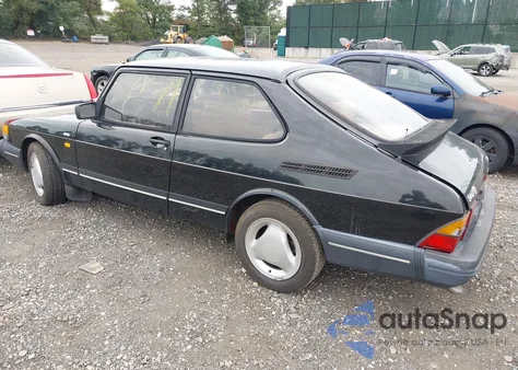 1991 Saab 900 S z USA, uszkodzony, nr VIN YS3AK35E4M7000528